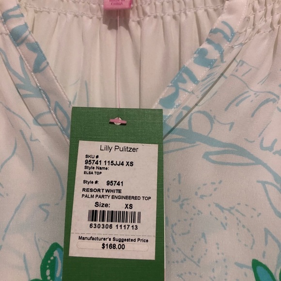 Lilly Pulitzer Elsa Top NWT - Picture 5 of 5
